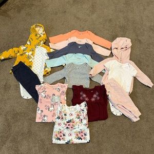 3-6 Months Spring Carter’s Clothing Lot EUC